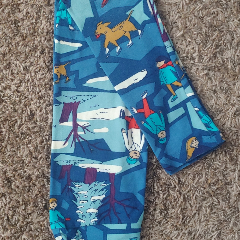 LuLaRoe Kids Christmas Leggings